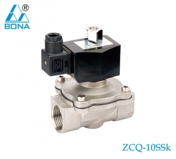 2/2 WAY STAINLESS STEEL N.O. MEGNETIC VALVE ZCQ-10SSK