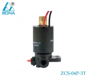 2/3 way Nylon N.C. megnetic valve ZCS-04P-3T