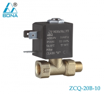 2/2 way brass solenoid valve ZCQ-20B-10