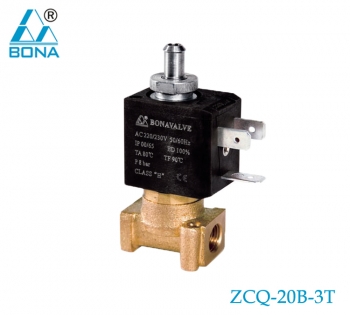2/3 way brass solenoid valve ZCQ-20B-3T
