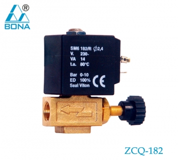 2/2 way brass solenoid valve ZCQ-182